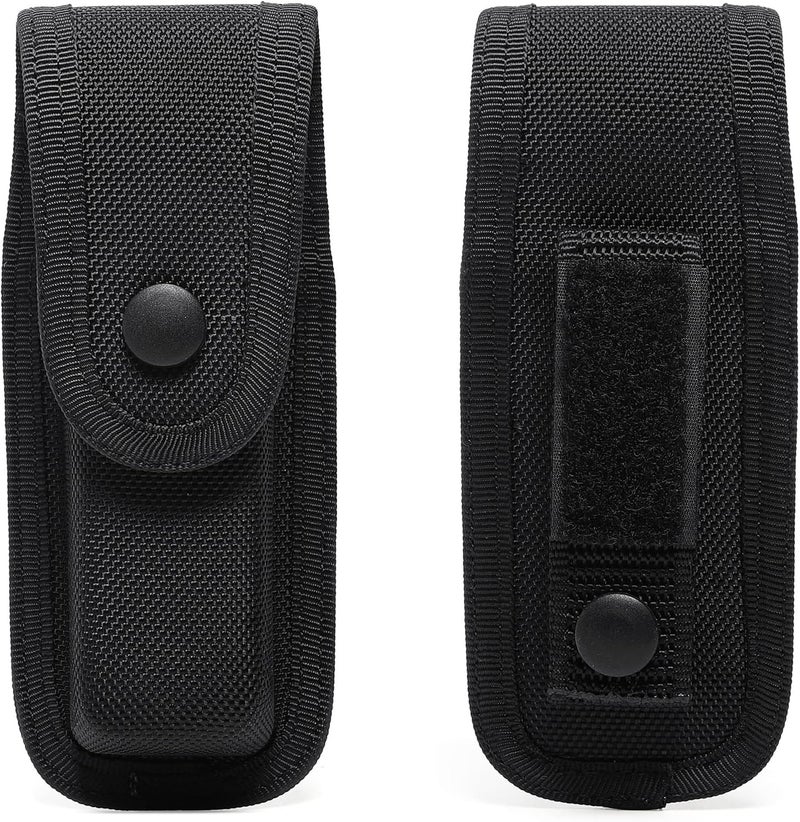 TACNEX Single/Double Magazine Pouch Duty Belt Nylon Mag Holder Pistol Mag MOLLE Holster Carry Case Compatible w/Double & Single Stack Magazines .380, 9mm & 40 Cal for Glock H&K Ruger S&W M&P Walther - Image 2
